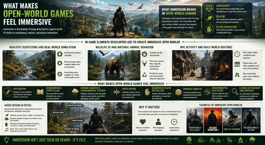 Open-World Games Feel Immersive Feeling